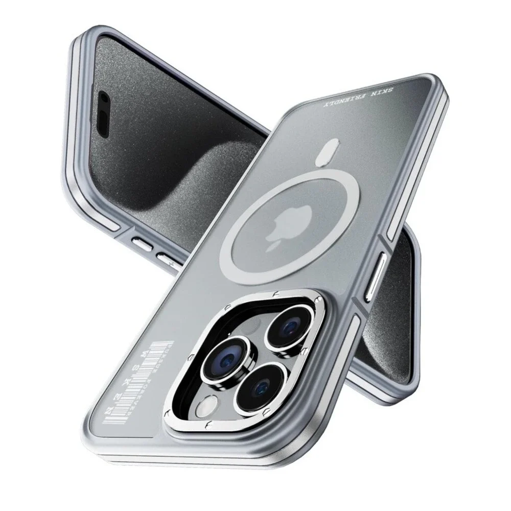 For iPhone 15 Pro Ultra Magsafe Case-Black, New